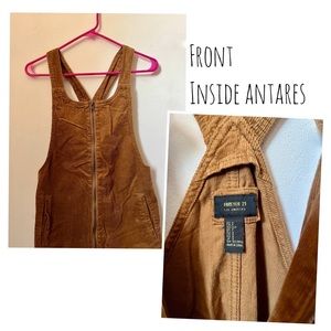 Forever21 corduroy overalls